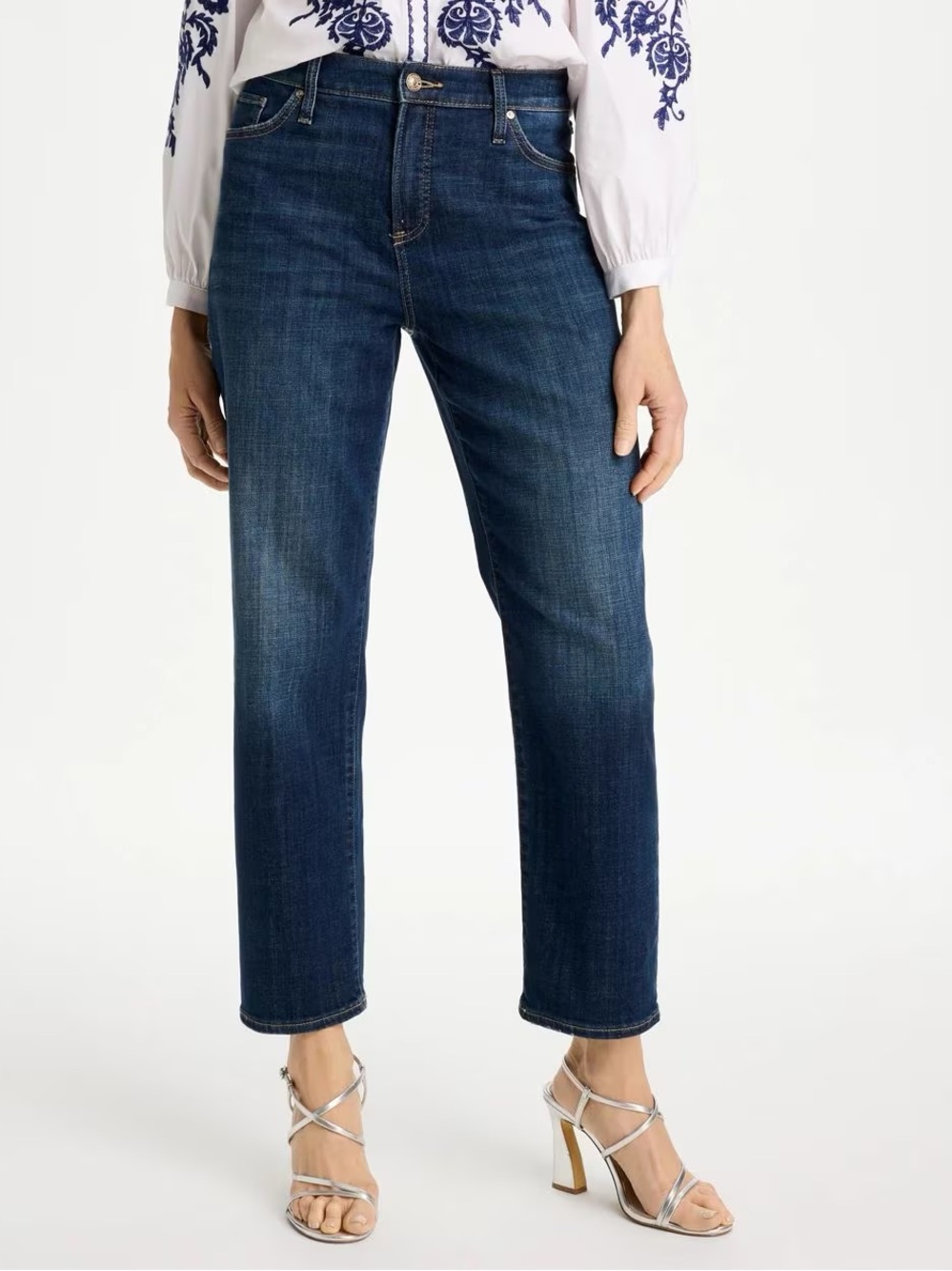 NWT Buffalo David Bitton Brooke Amour Wash Jeans in Deep Blue